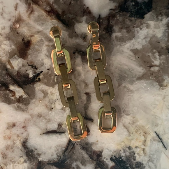 Eddie Borgo 12k Gold Vermeil Chain Link Earrings - Picture 5 of 10